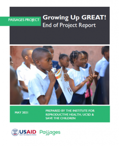 Growing Up GREAT! - Institute for Reproductive Health